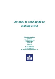 thumbnail of Making a Will Easy to Read Document